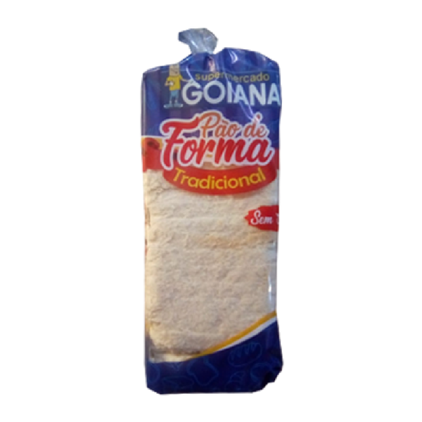 Pão de forma sem casca Padaria Novo Tempo